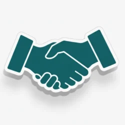 Ikona uścisk dłoni