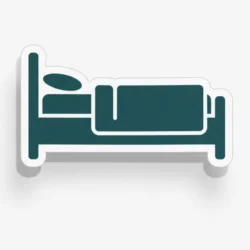 Ikona przedstawia łóżko